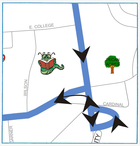 Nacogdoches Blue Original Route (map)